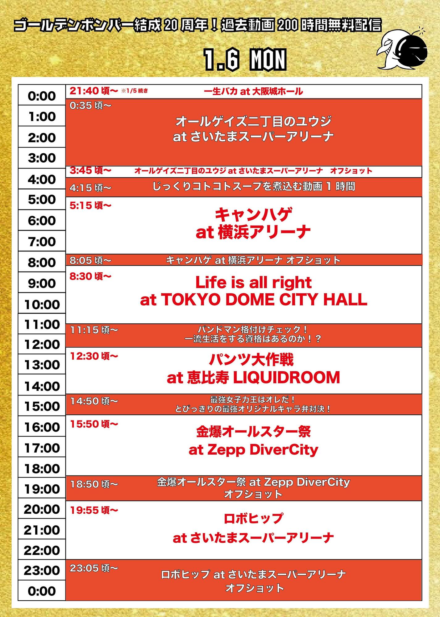 WEB/MOBILE | ゴールデンボンバー公式モバイルサイト